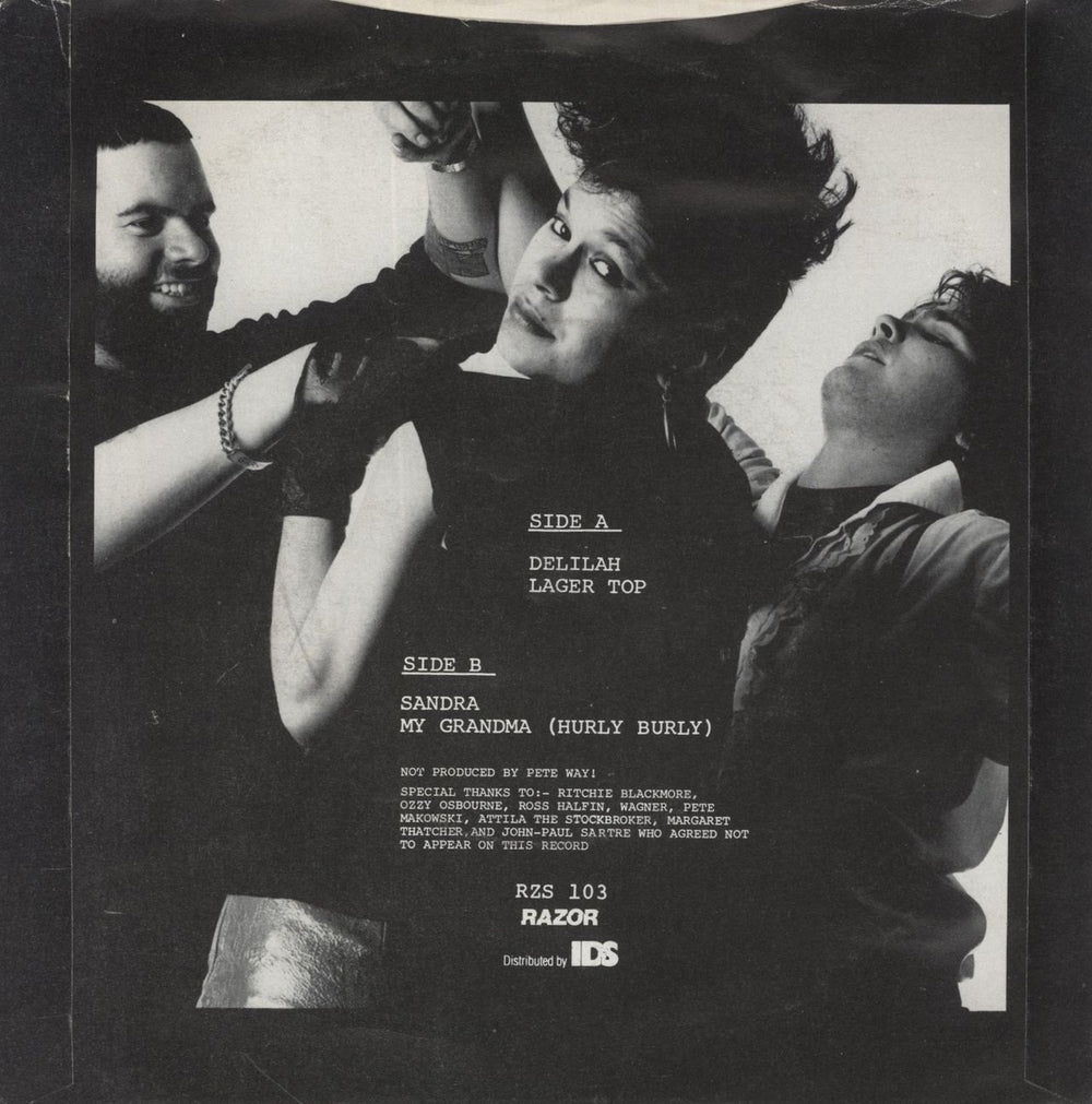 Max 'N' Gal (The Brothers Gonad)  Delilah The Punk EPic UK 7" vinyl single (7 inch record / 45)