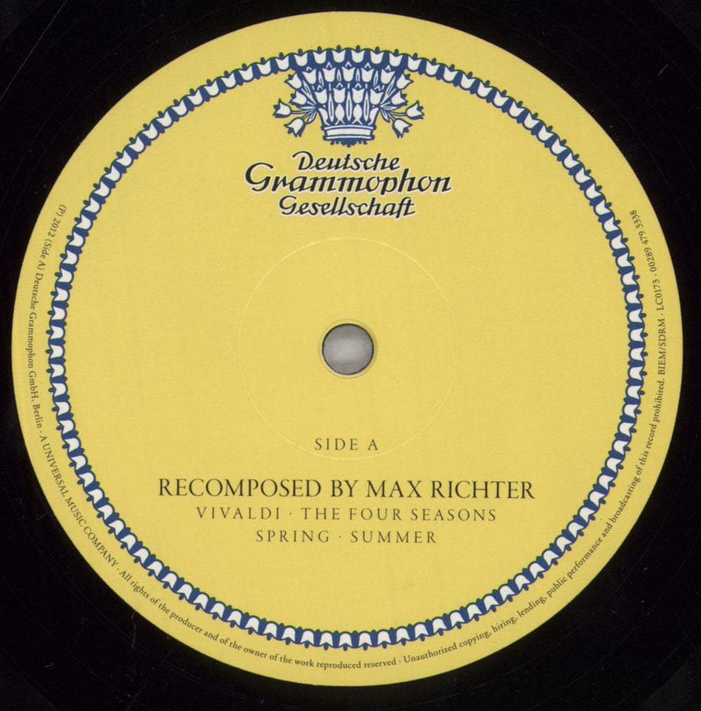 Max Richter Recomposed By Max Richter: Vivaldi - The Four Seasons UK 2-LP vinyl record set (Double LP Album) MXT2LRE834089