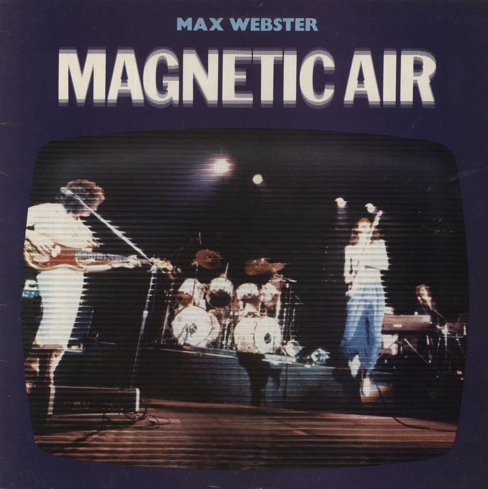 Max Webster Magnetic Air UK vinyl LP album (LP record) E-ST25392