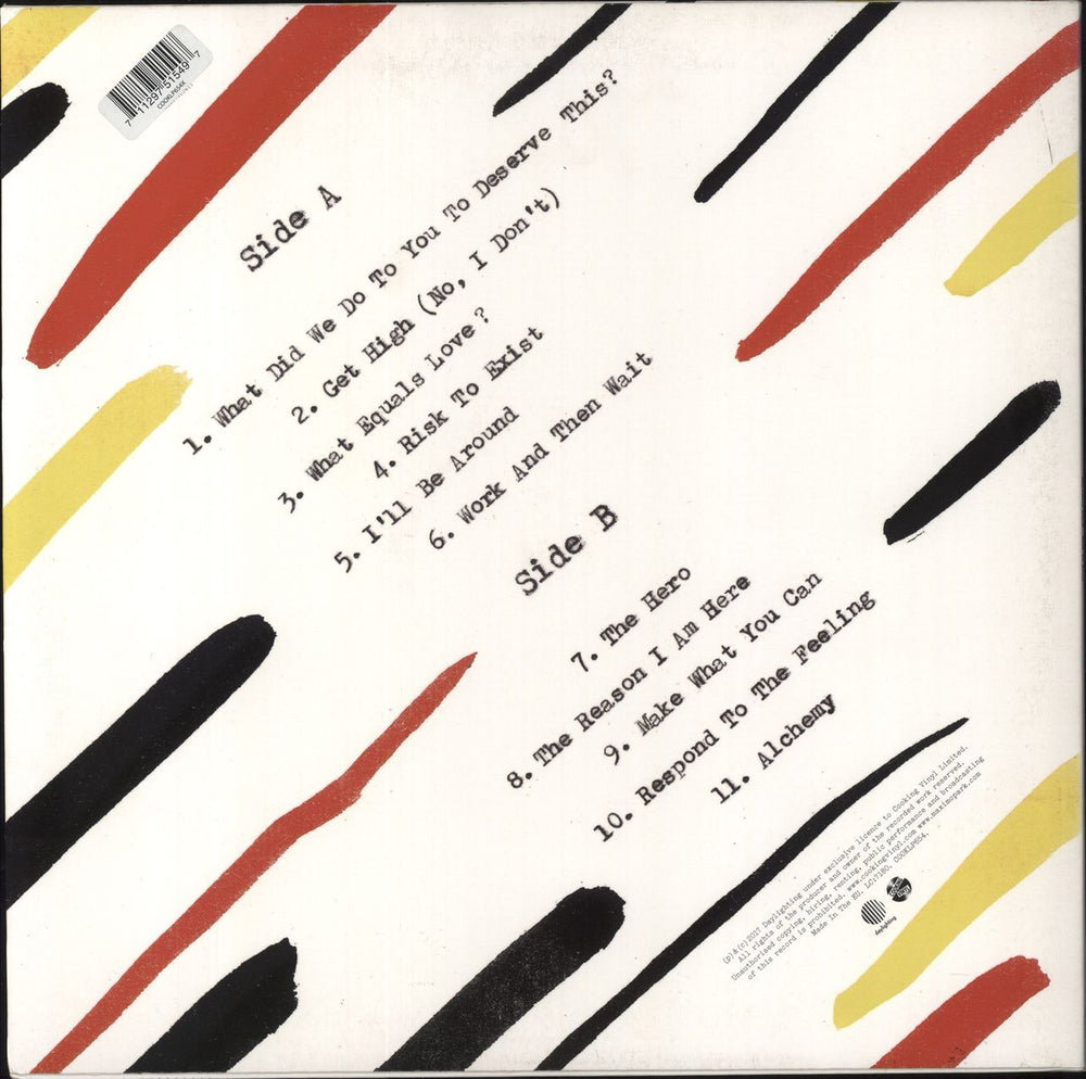 Maximo Park Risk To Exist - RSD17 - Red, Yellow & Clear Vinyl UK vinyl LP album (LP record) MD8LPRI861971