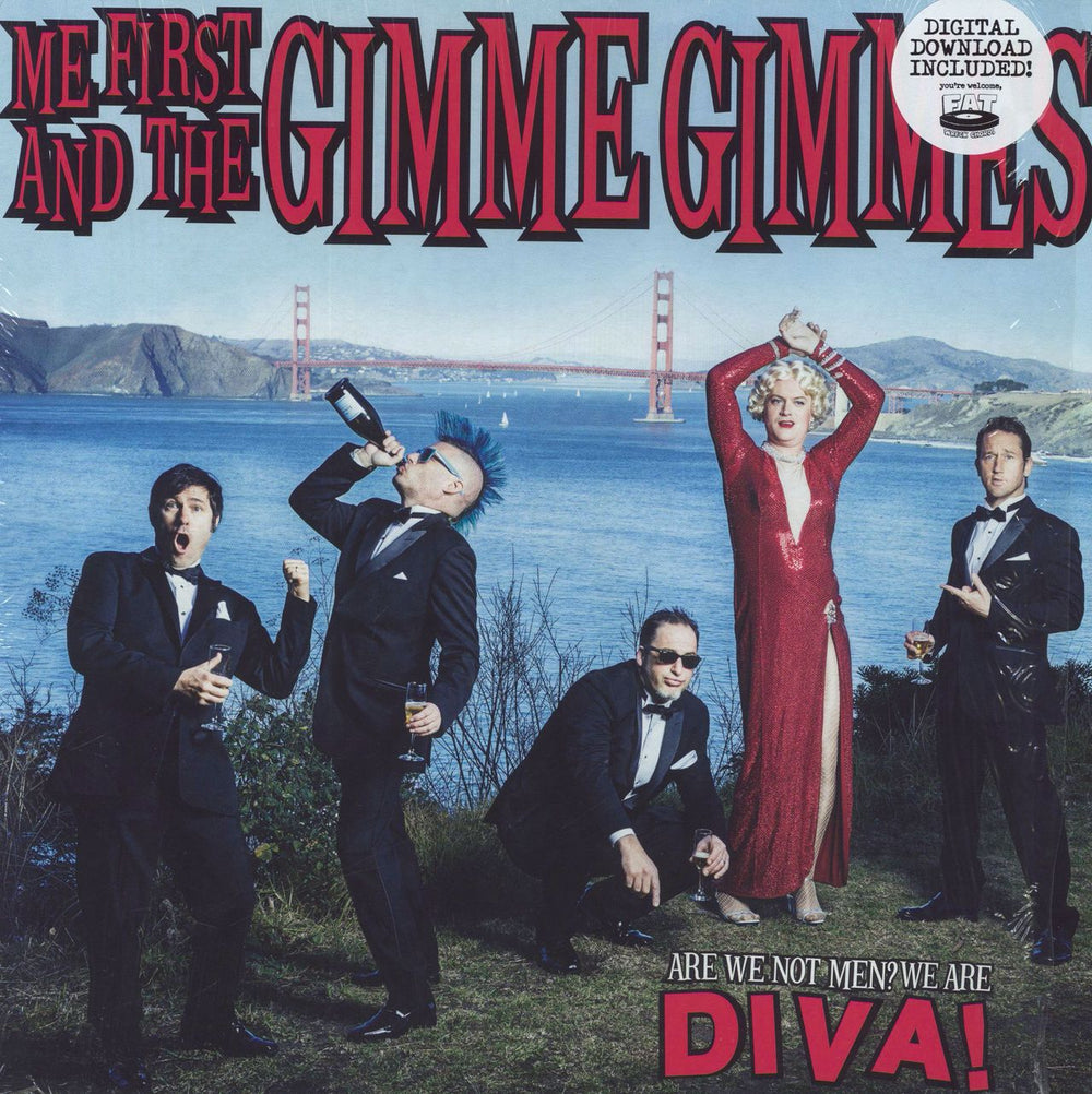 Me First & The Gimme Gimme's Are We Not Men? We Are Diva US vinyl LP album (LP record) FAT919-1