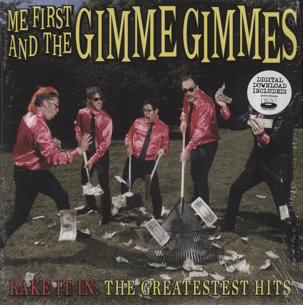 Me First & The Gimme Gimme's Rake It In: The Greatestest Hits US vinyl LP album (LP record) FAT975-1