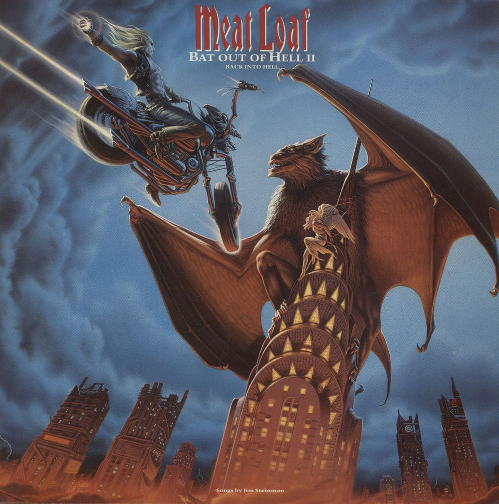 Meat Loaf Bat Out Of Hell II: Back Into Hell - EX UK vinyl LP album (LP record) V2710