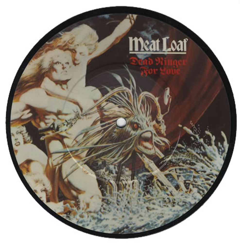 Meat Loaf Dead Ringer For Love UK 7" vinyl picture disc (7 inch picture disc single) EPCA11-1697