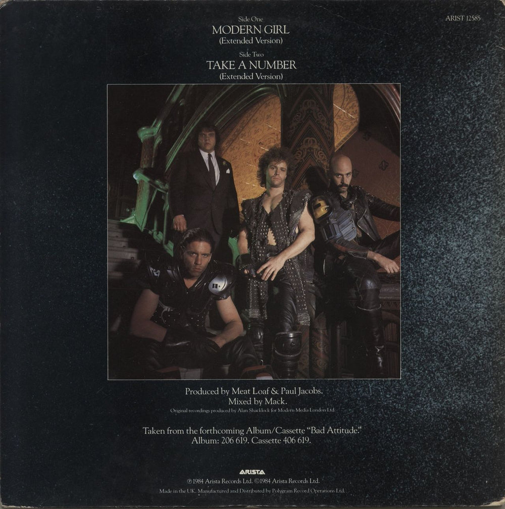 Meat Loaf Modern Girl + Bonus 12" UK 12" vinyl single (12 inch record / Maxi-single)