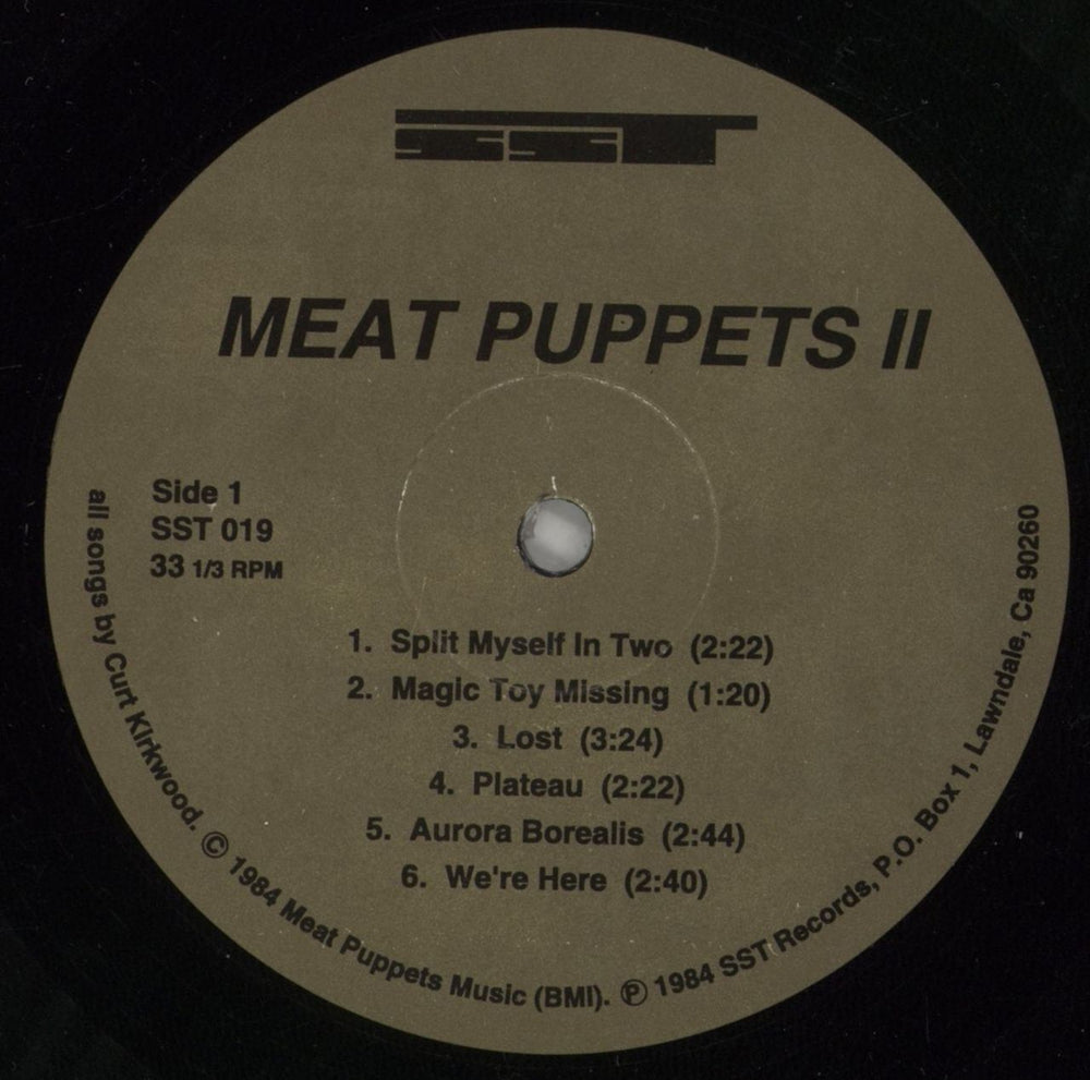 Meat Puppets Meat Puppets II US vinyl LP album (LP record) MPULPME519030