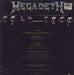 Megadeth Symphony Of Destruction - Clear Vinyl - EX UK 12" vinyl single (12 inch record / Maxi-single) 724388012287