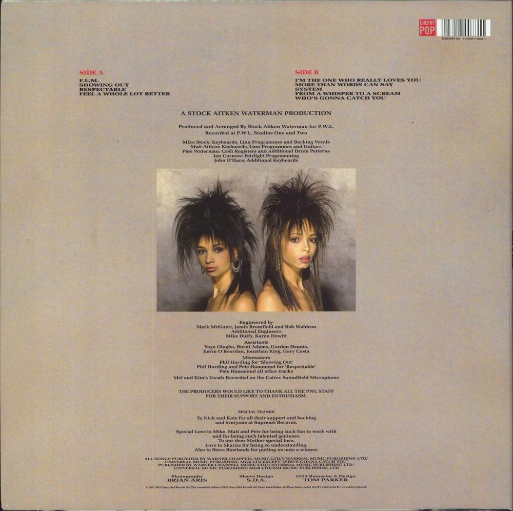 Mel & Kim F.L.M. UK vinyl LP album (LP record) 5013929446311