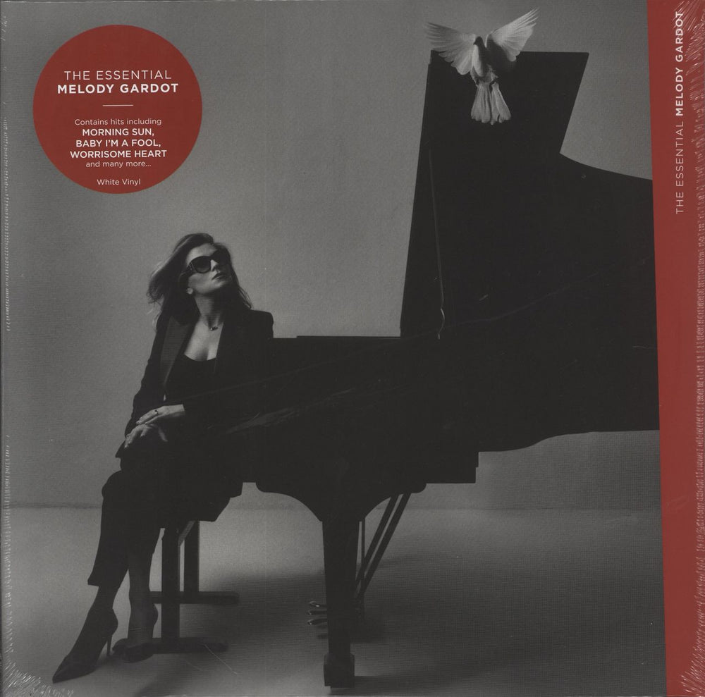 Melody Gardot The Essential - White Vinyl + Autographed Print UK 2-LP vinyl record set (Double LP Album) 6558101