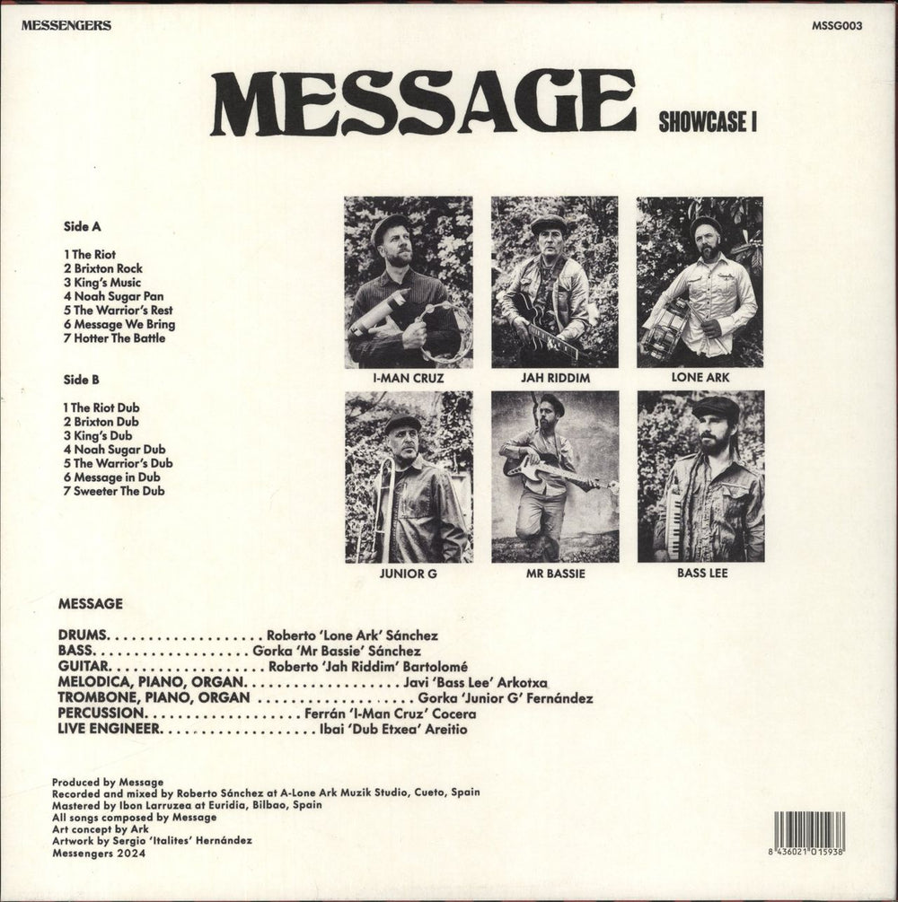 Message [Reggae] Showcase I Spanish vinyl LP album (LP record) 8436021015938