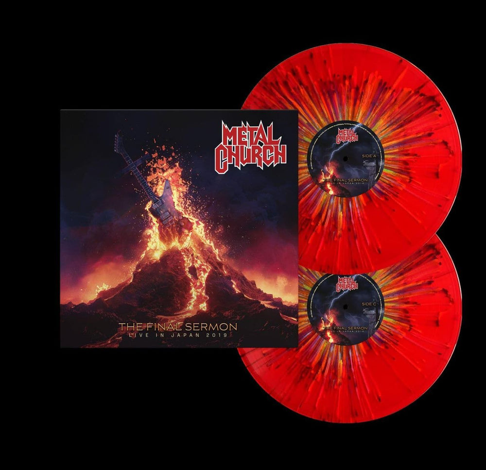 Metal Church The Final Sermon [Live In Japan 2019] - Red With Splatter Vinyl - Sealed German vinyl LP album (LP record) MT9LPTH845814