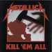 Metallica Kill 'Em All - VG UK vinyl LP album (LP record) MFN7