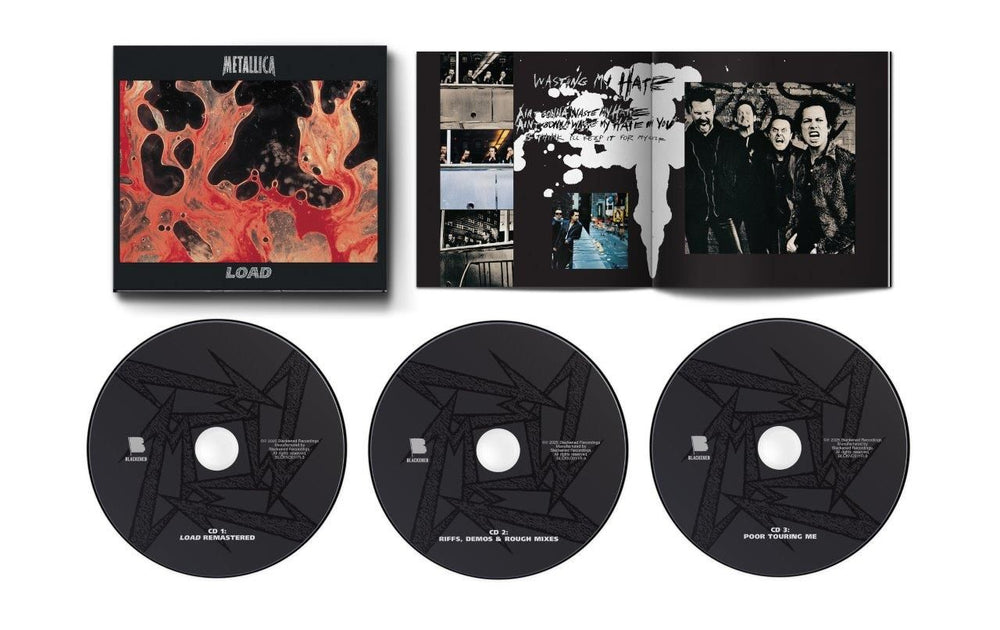 Metallica Load | Remastered Expanded Edition - Sealed UK 3-CD album set (Triple CD) BLCKND011R-3