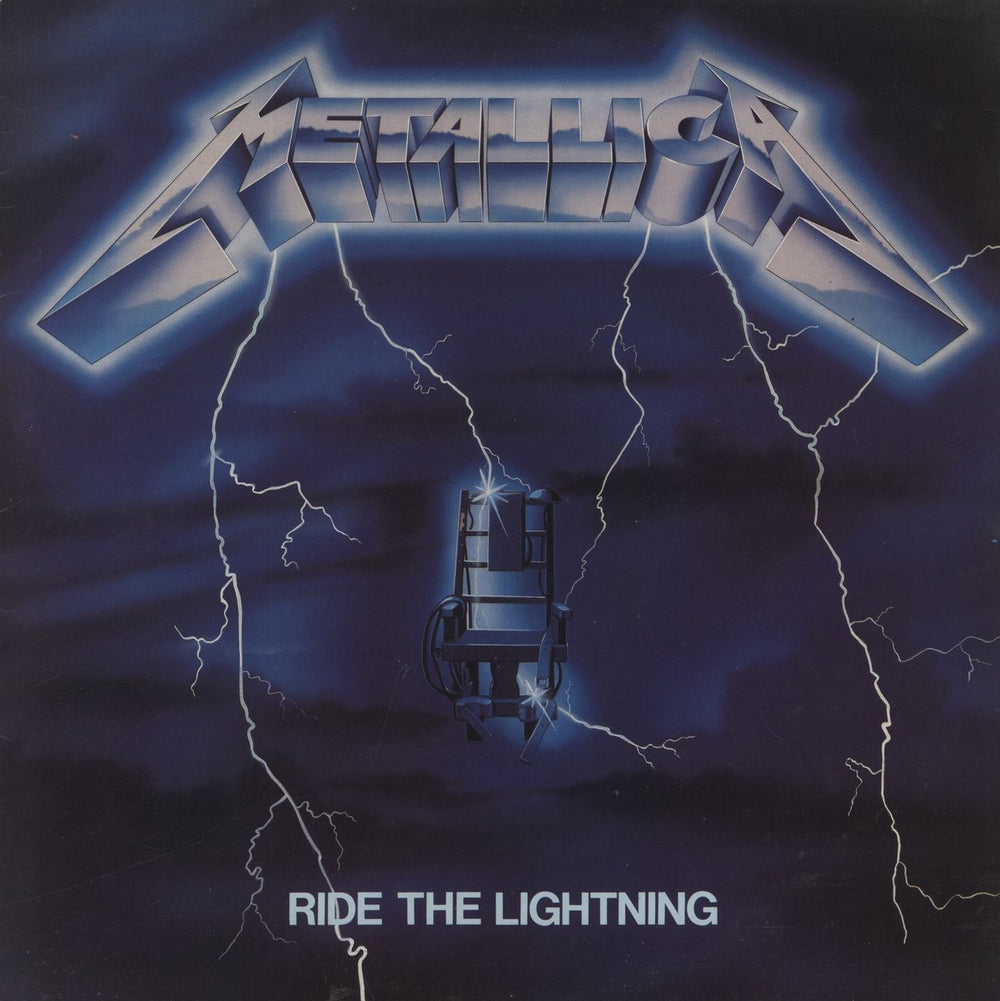 Metallica Ride The Lightning - 1st - EX UK vinyl LP album (LP record) MFN27