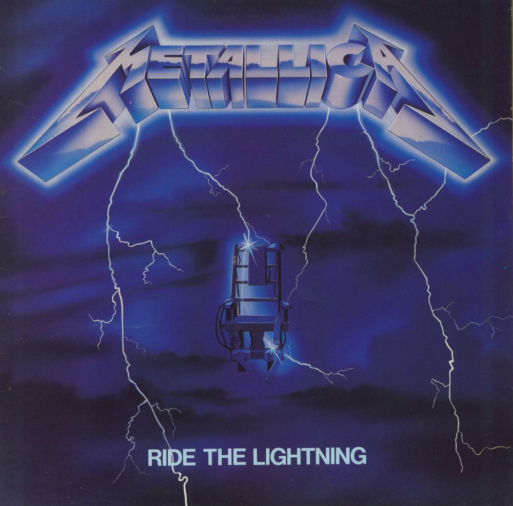 Metallica Ride The Lightning - 1st - French Press - EX UK vinyl LP album (LP record) MFN27