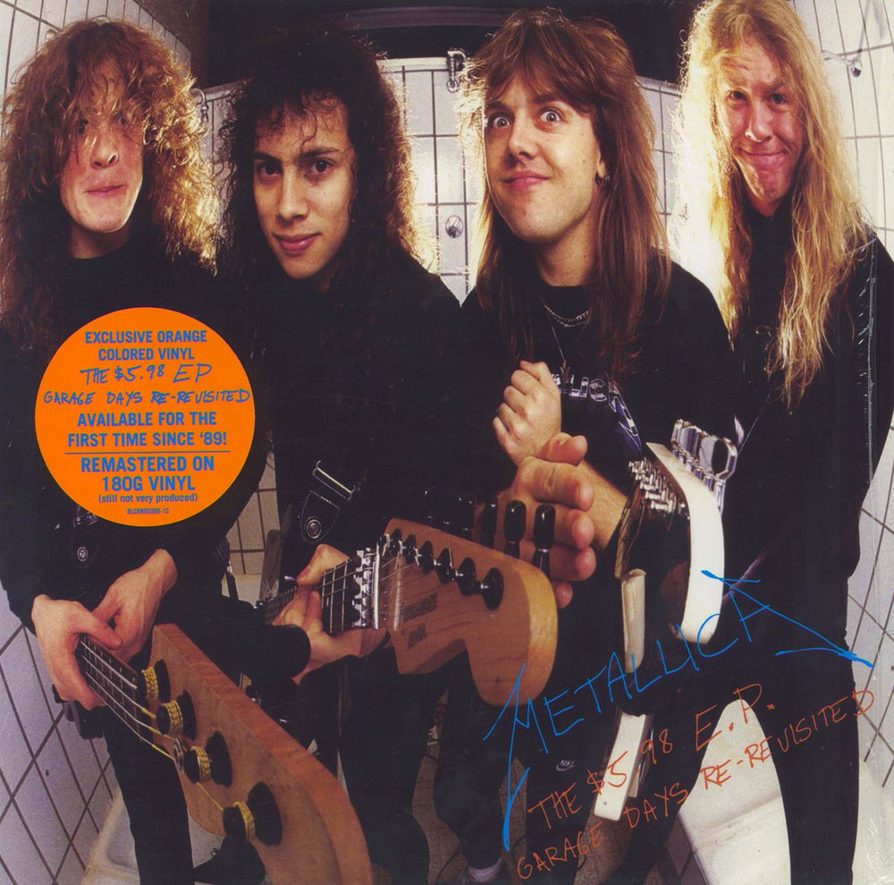 Metallica The $5.98 E.P.: Garage Days Re-Revisited - 180gram Orange Vinyl - Shrink UK 12" vinyl single (12 inch record / Maxi-single) BLCKND036R-1C