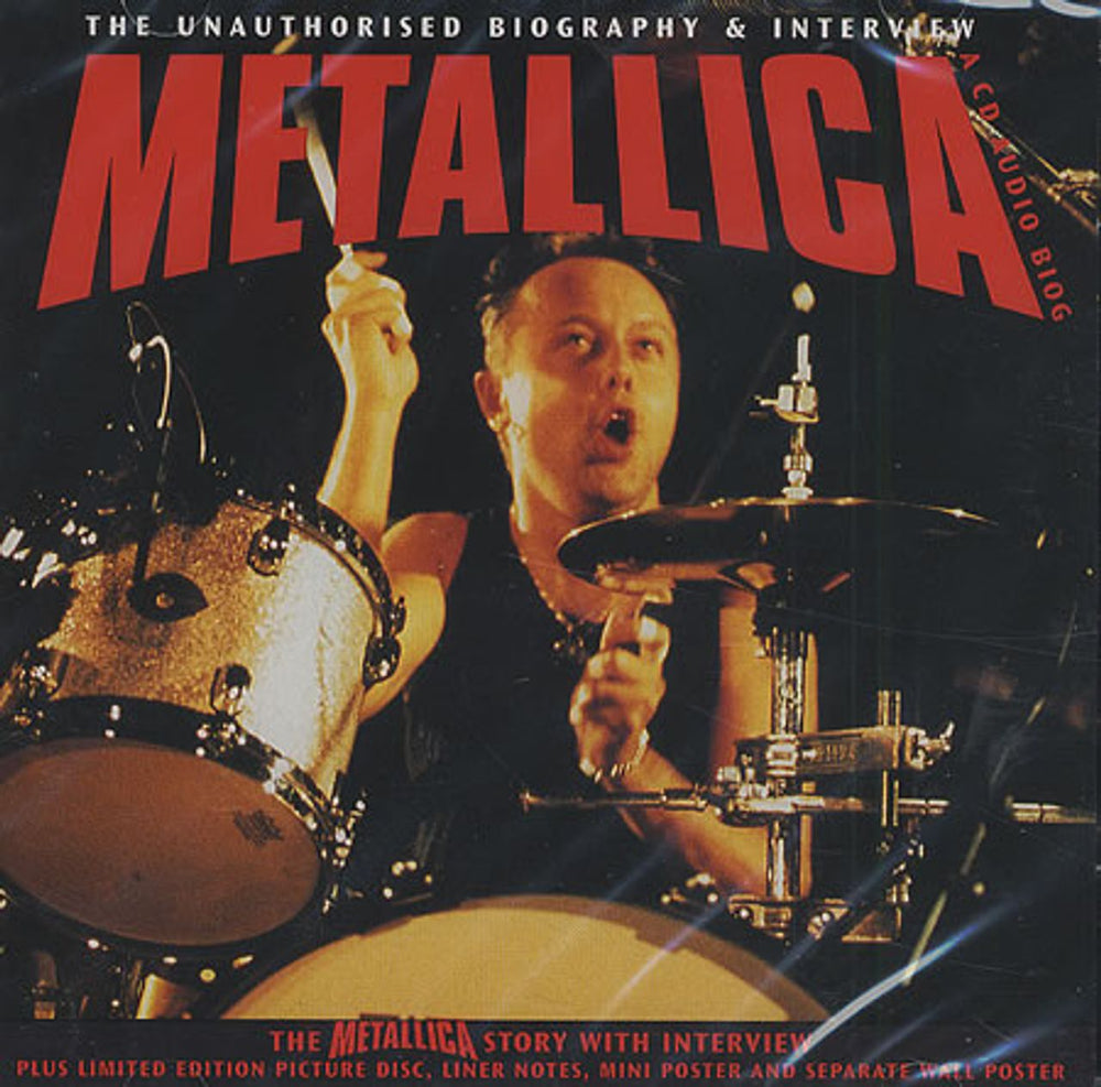 Metallica The Unauthorised Biography & Interview UK CD album (CDLP) ATCD102