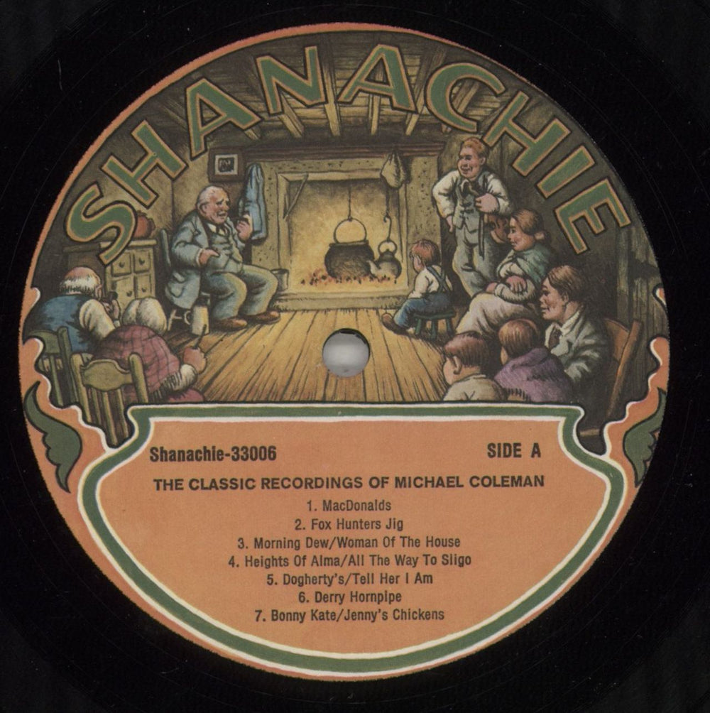 Michael Coleman The Classic Recordings Of Michael Coleman US vinyl LP album (LP record) 245LPTH875696