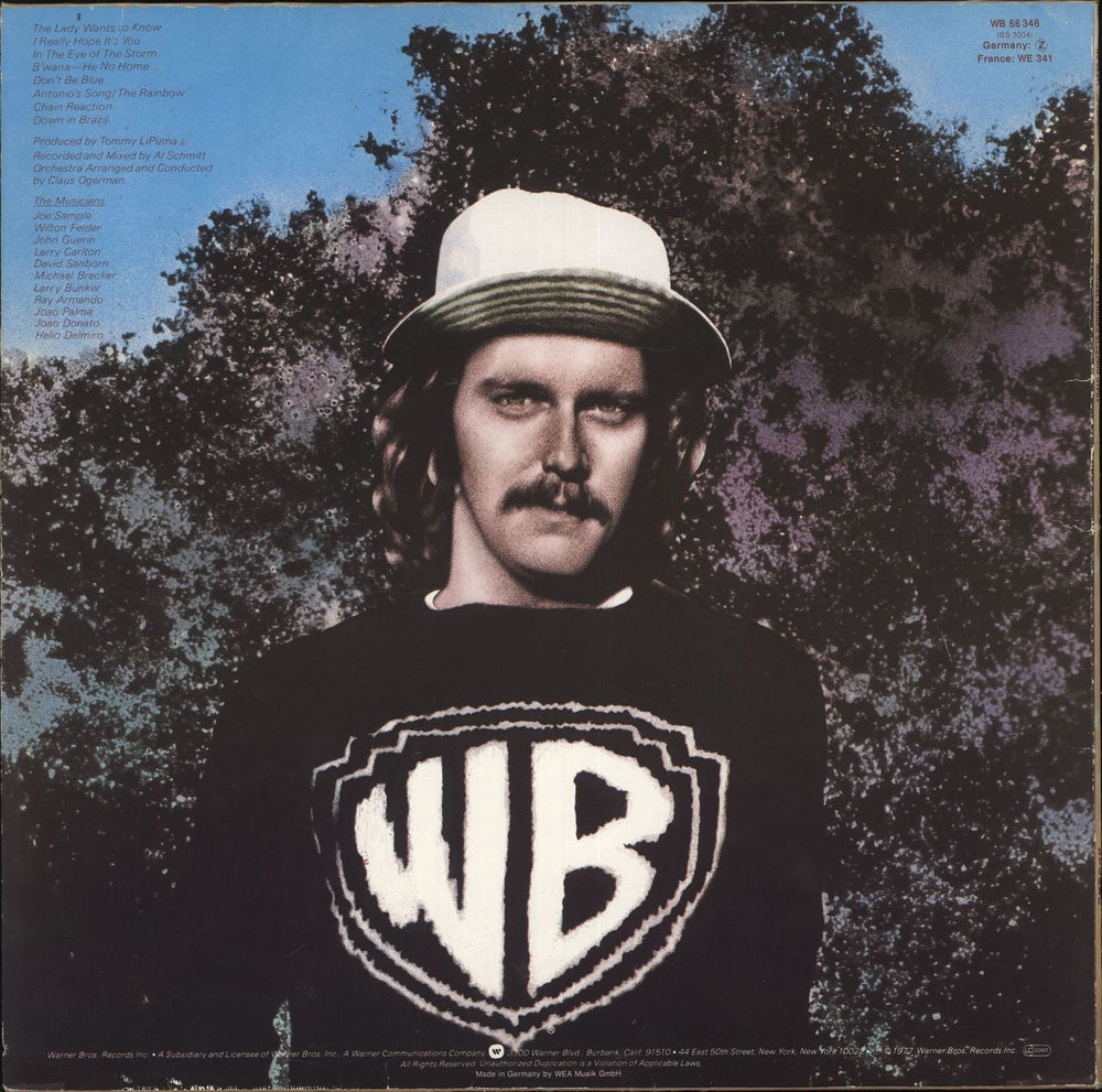 Michael Franks Sleeping Gypsy German vinyl LP album (LP record)