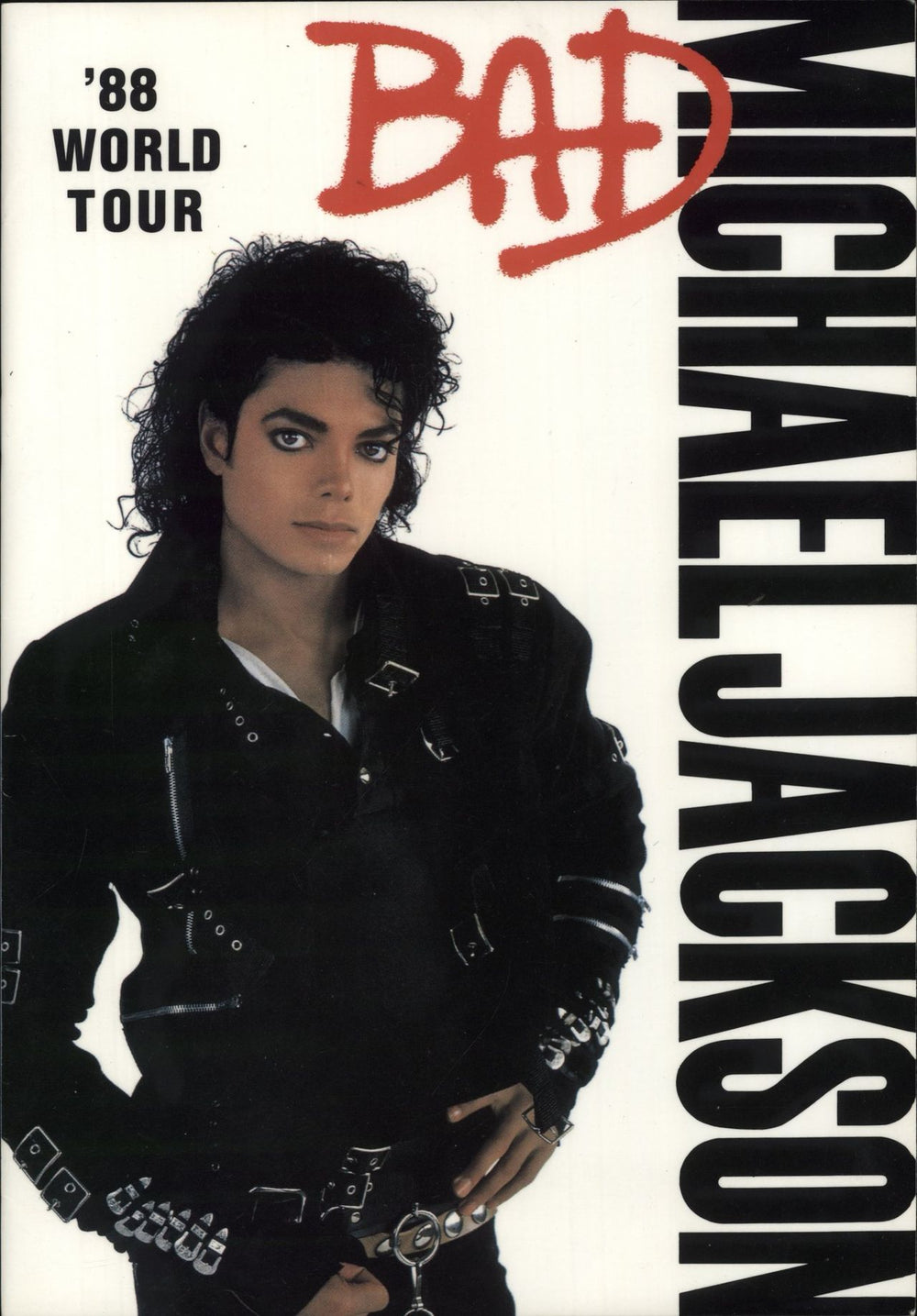 Michael Jackson Bad - World Tour '88 UK tour programme TOUR BOOK