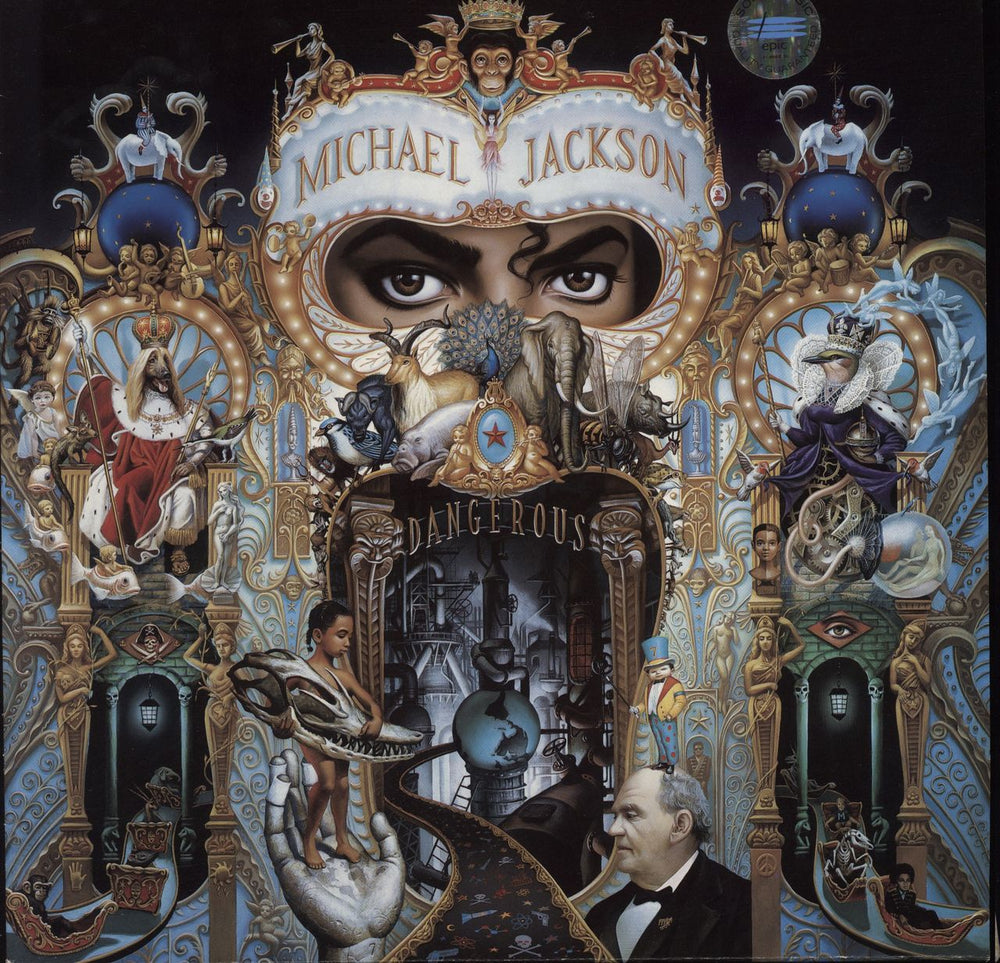 Michael Jackson Dangerous - EX UK 2-LP vinyl record set (Double LP Album) 4658021