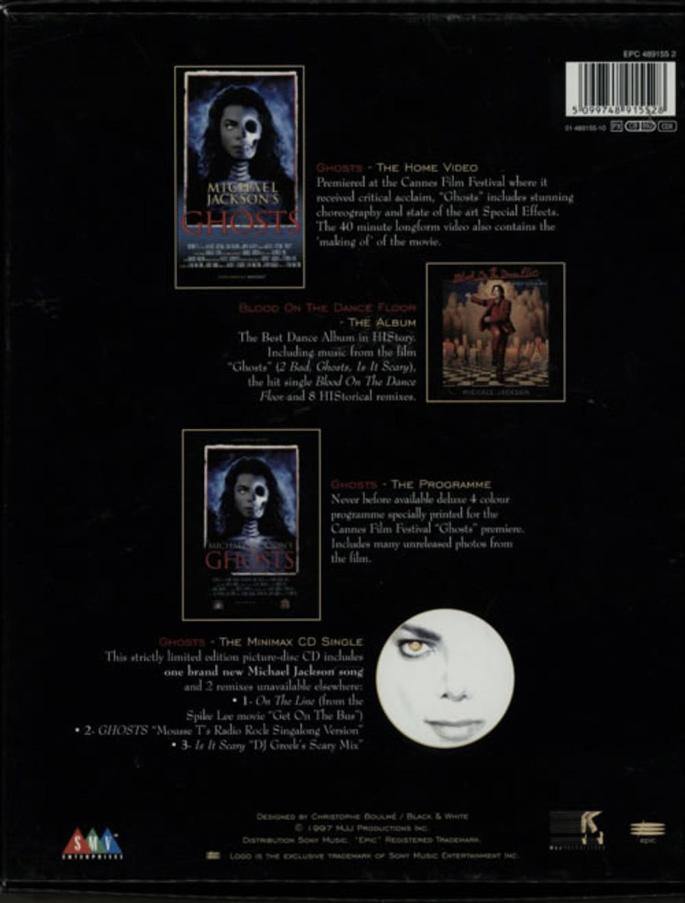 Michael Jackson Ghosts French box set M-JBXGH221535