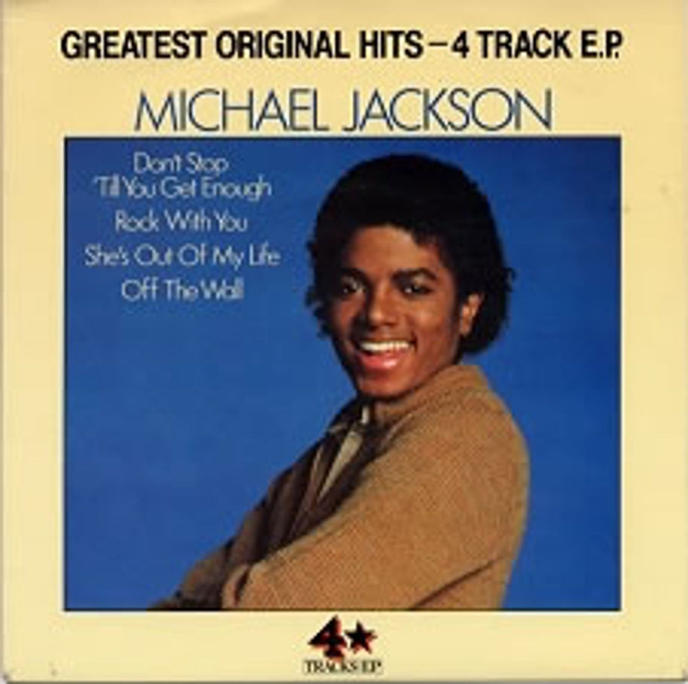 Michael Jackson Greatest Original Hits EP UK 7" vinyl single (7 inch record / 45) A2906