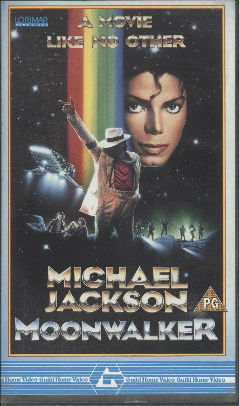 Michael Jackson Moonwalker UK video (VHS or PAL or NTSC) GH8580