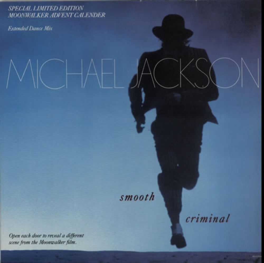 Michael Jackson Smooth Criminal - Calendar UK 12" vinyl single (12 inch record / Maxi-single) 653170-6