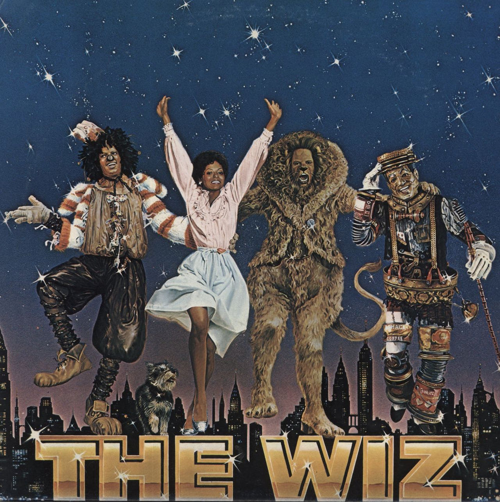 Michael Jackson The Wiz - Poster & Booklet Italian 2-LP vinyl record set (Double LP Album) AMCAL 24038