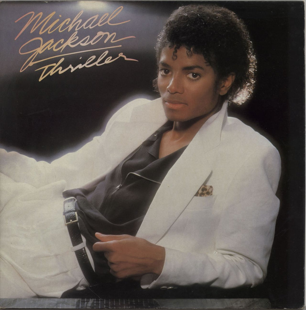 Michael Jackson Thriller - 1st UK vinyl LP album (LP record) EPC85930