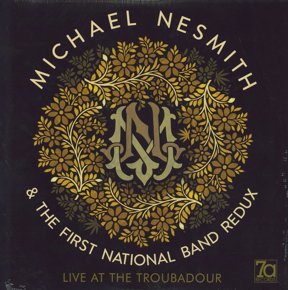 Michael Nesmith Live At The Troubadour - Gold Vinyl - Sealed UK 2-LP vinyl record set (Double LP Album) 7A021