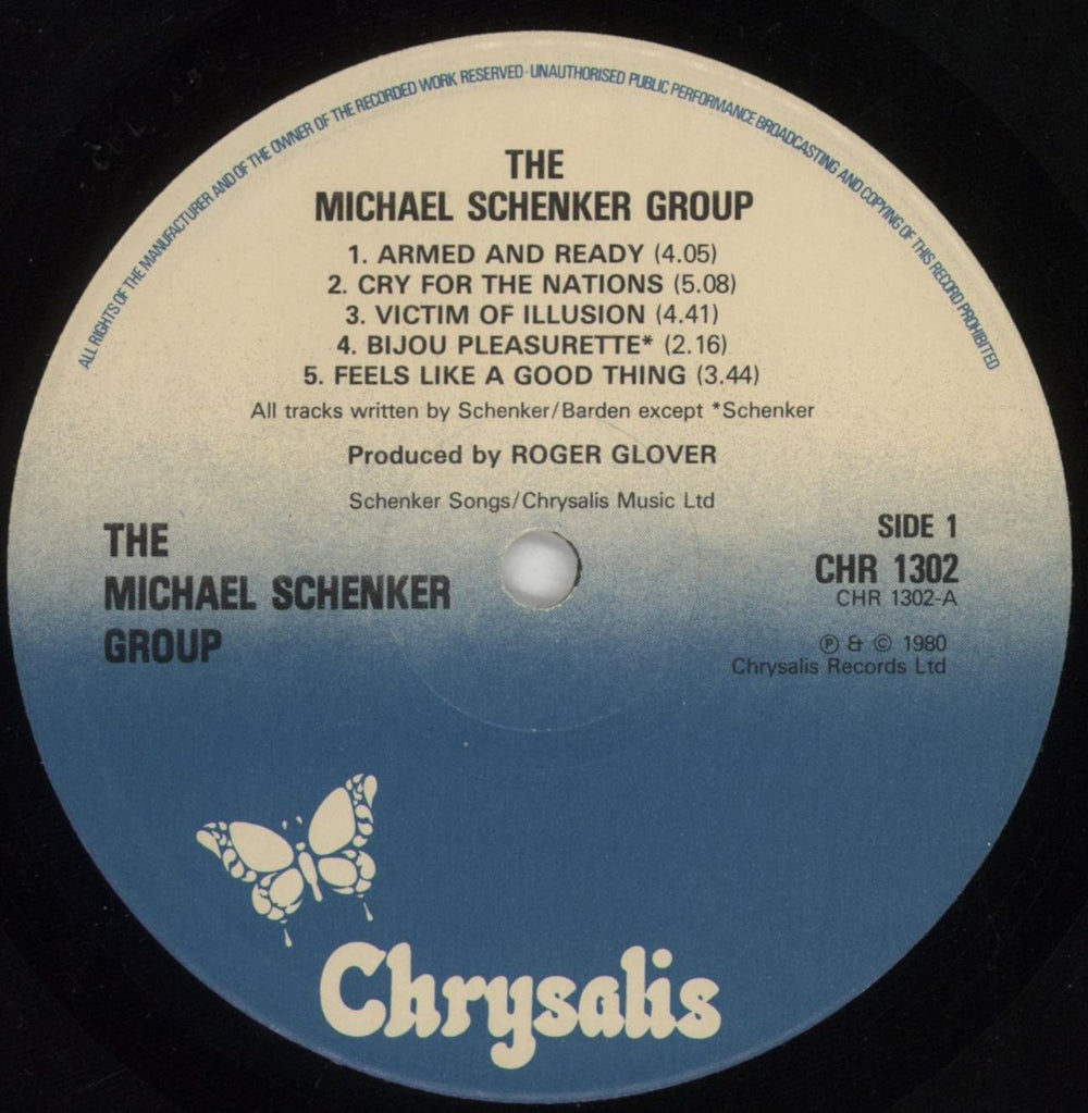 Michael Schenker Group The Michael Schenker Group UK vinyl LP album (LP record) MSGLPTH288704