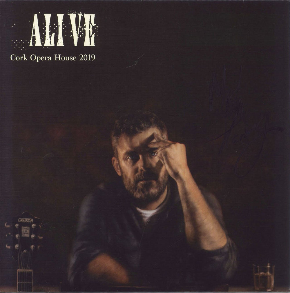 Mick Flannery Alive [Cork Opera House 2019] - Autographed Sleeve Irish 2-LP vinyl record set (Double LP Album) RRV003