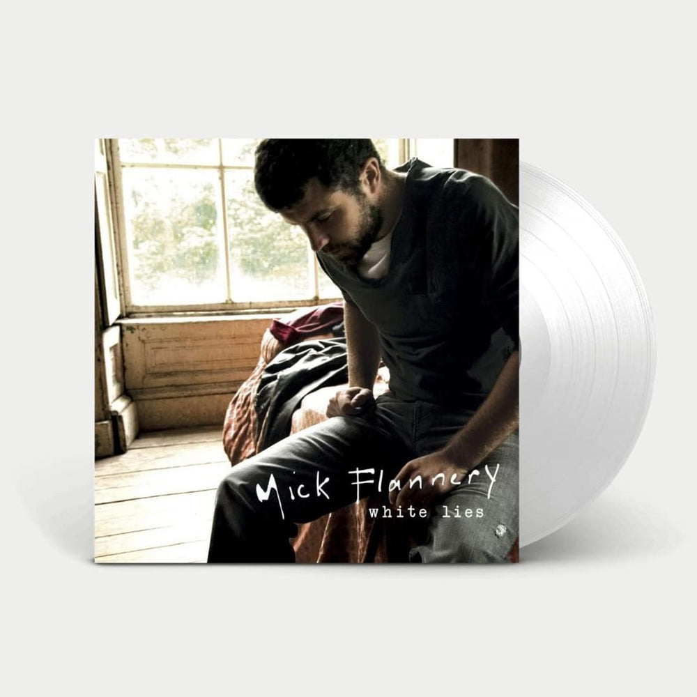 Mick Flannery White Lies - White Vinyl - Sealed UK vinyl LP album (LP record) 4578924