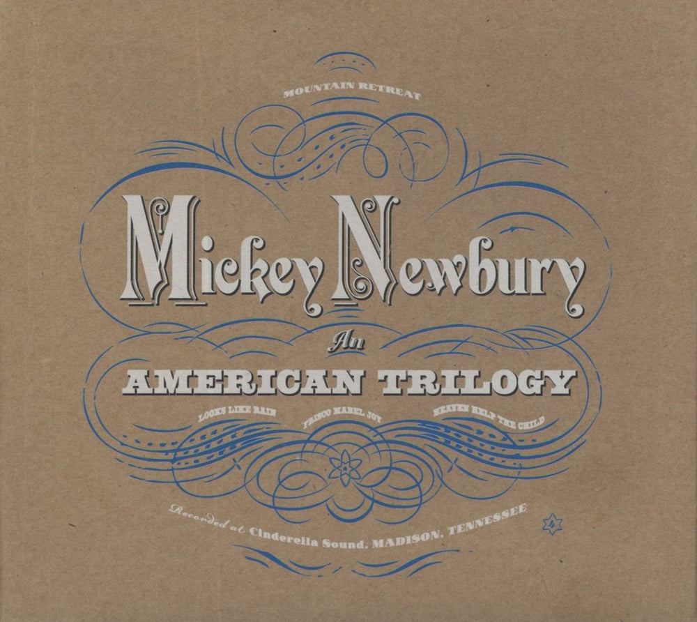 Mickey Newbury An American Trilogy UK 4-CD album set CEC001R