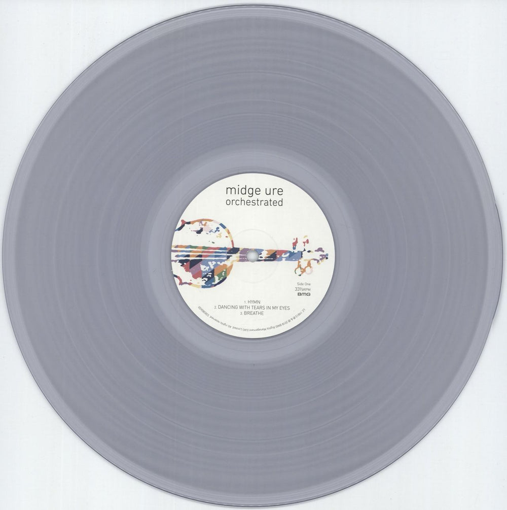 Midge Ure Orchestrated - Clear Vinyl UK 2-LP vinyl record set (Double LP Album) URE2LOR876380