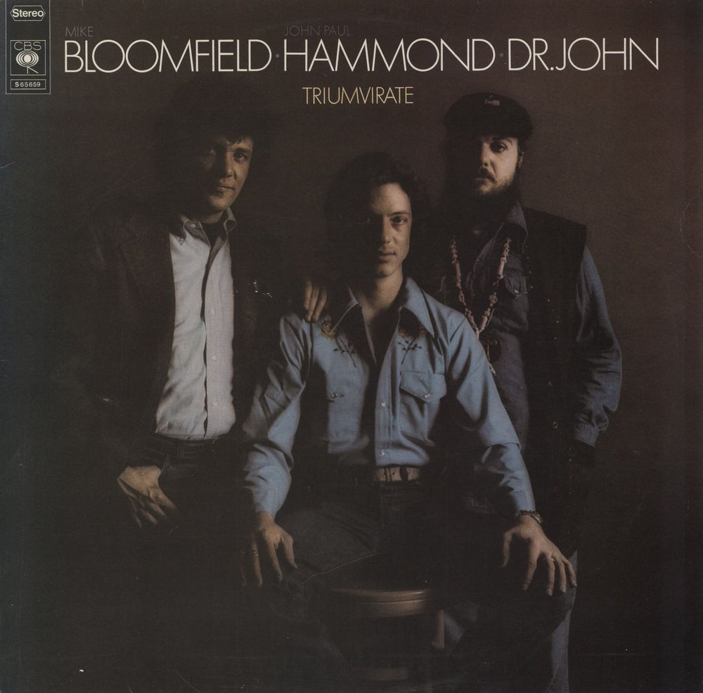 Mike Bloomfield Triumvirate UK vinyl LP album (LP record) CBSS65659