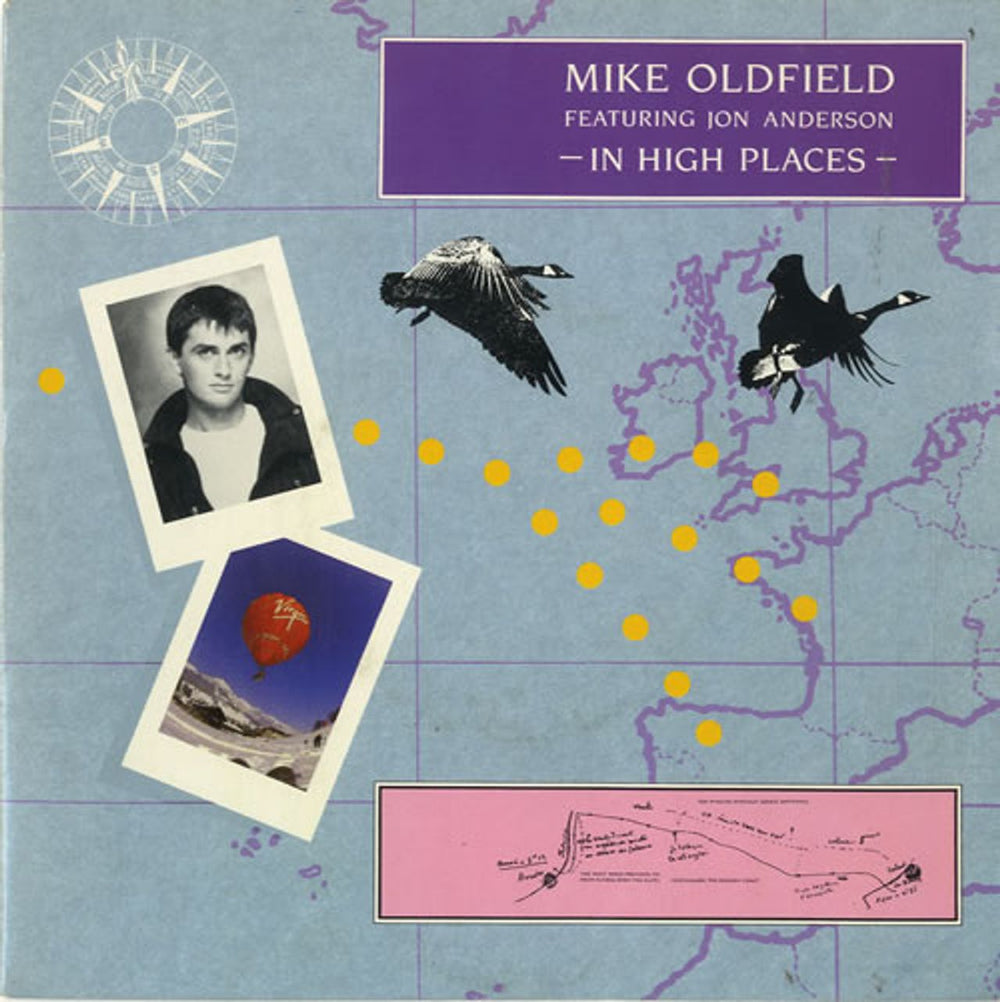 Mike Oldfield In High Places UK 7" vinyl single (7 inch record / 45) VS955