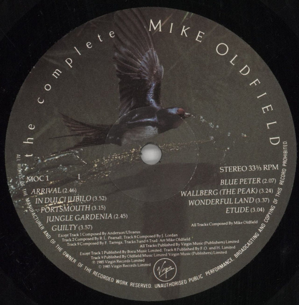 Mike Oldfield The Complete Mike Oldfield UK 2-LP vinyl record set (Double LP Album) OLD2LTH685923