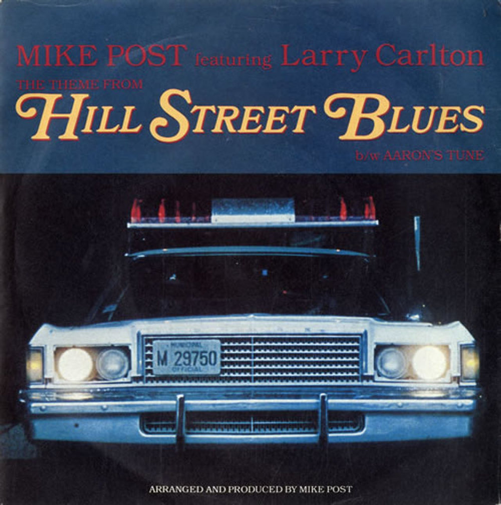 Mike Post The Theme From Hill Street Blues - P/S UK 7" vinyl single (7 inch record / 45) K12576