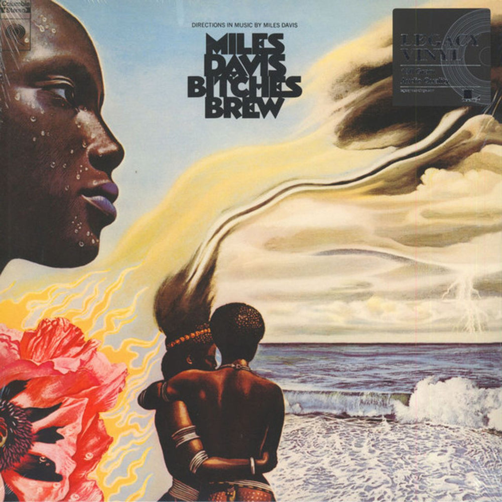 Miles Davis Bitches Brew - 180gm - stickered UK 2-LP vinyl record set (Double LP Album) 88875111901