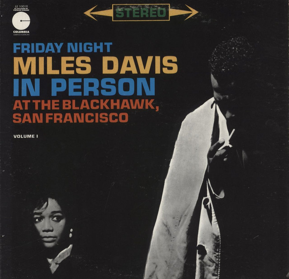 Miles Davis In Person, Friday Night At The Blackhawk, San Francisco, Volume I - Ex US vinyl LP album (LP record) LE10018