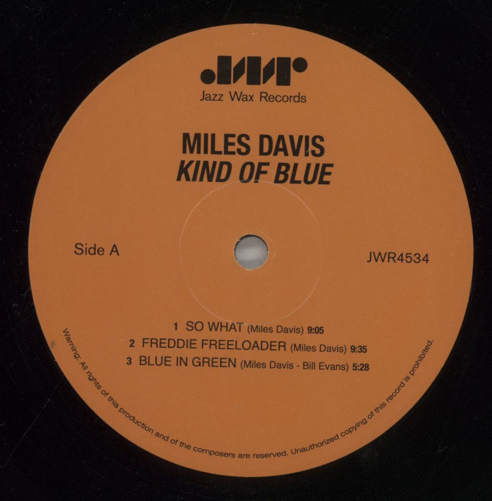 Miles Davis Kind Of Blue - Direct Metal Mastered 180 Gram UK vinyl LP album (LP record) MDALPKI786415