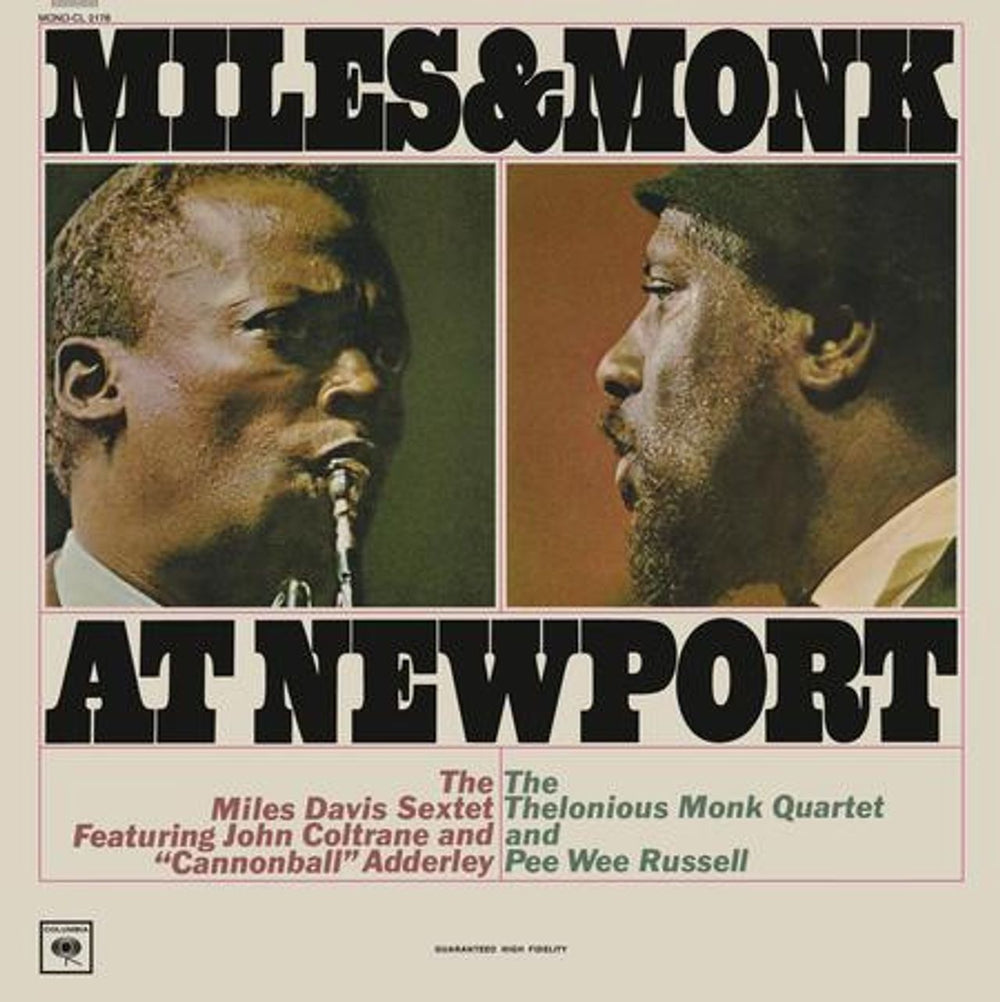 Miles Davis Miles & Monk At Newport - Mono Edition 180 Gram UK vinyl LP album (LP record) MOVLP962