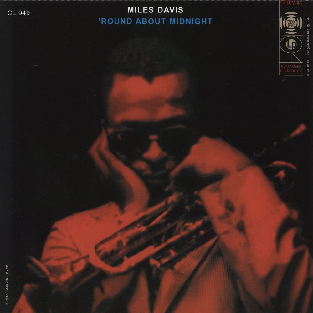 Miles Davis 'Round About Midnight German vinyl LP album (LP record) CL949