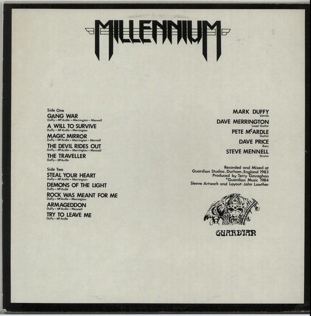 Millennium Millennium UK vinyl LP album (LP record) OI4LPMI648784