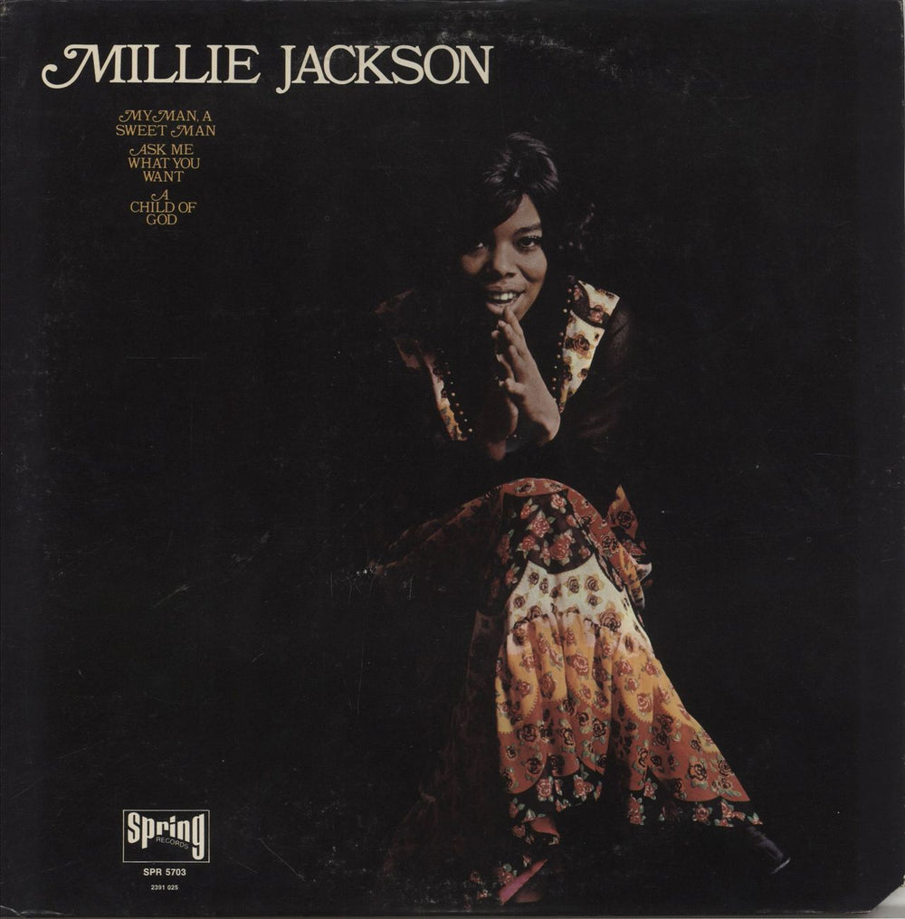 Millie Jackson Millie Jackson US vinyl LP album (LP record) SPR5703