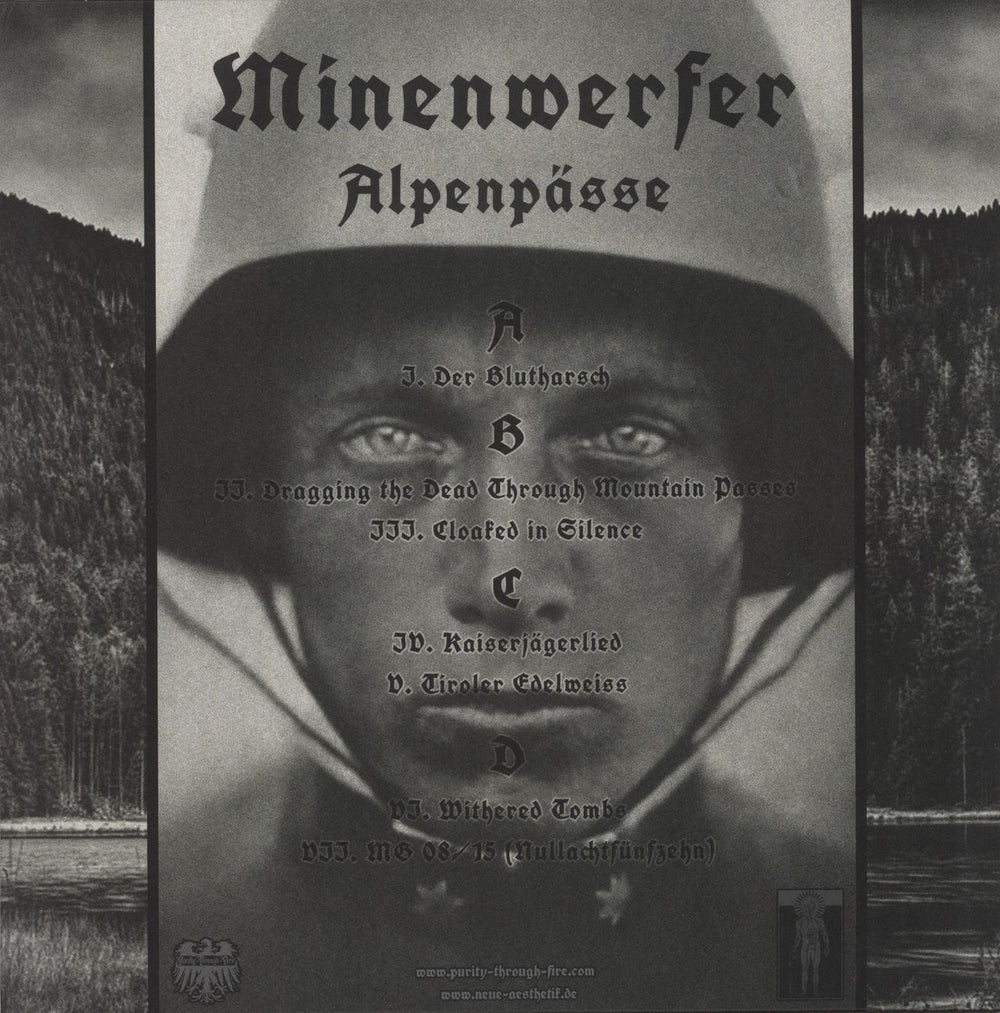 Minenwerfer Alpenpässe German 2-LP vinyl record set (Double LP Album)