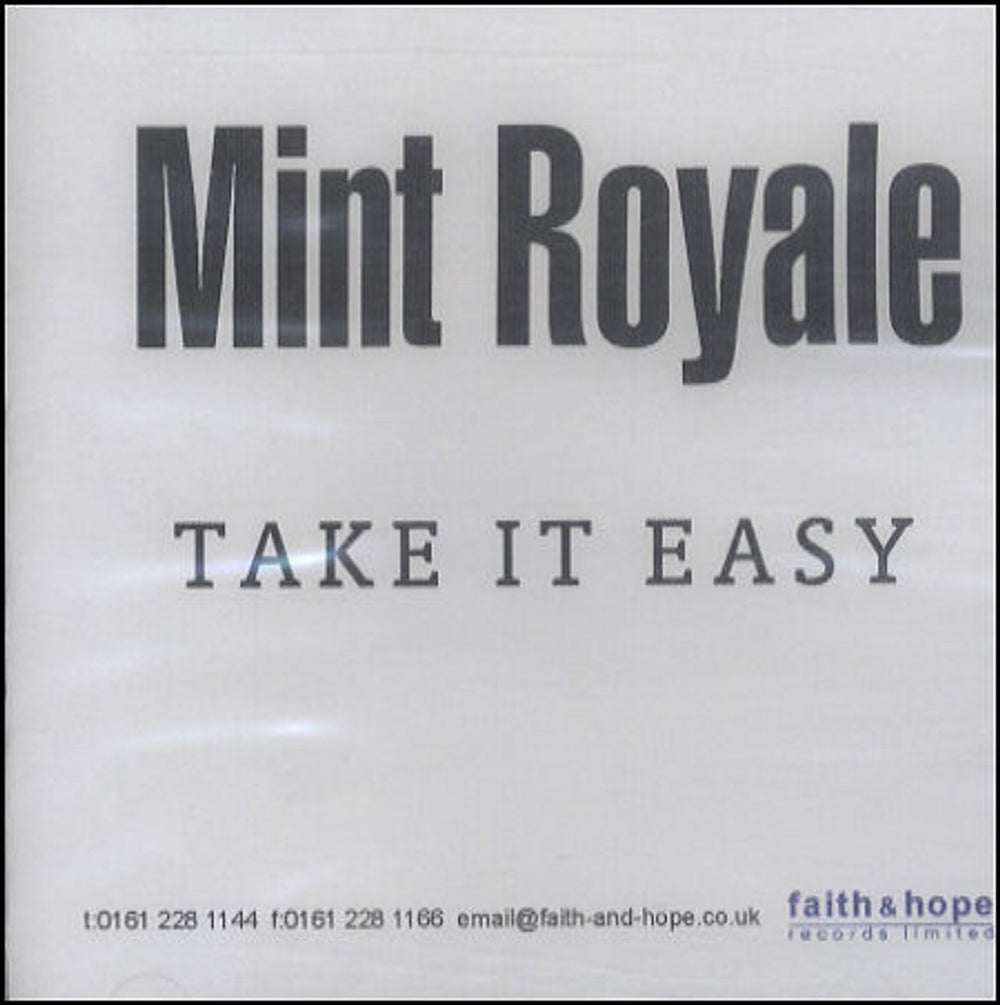 Mint Royale Take It Easy - One Track UK Promo CD-R acetate CD ACETATE